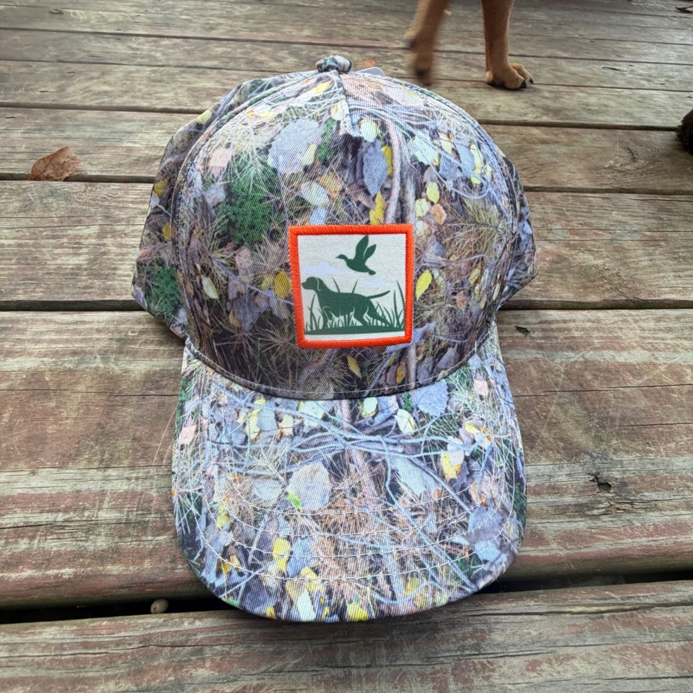Wonder Nation Boys Camo Hunting Dog Duck Patch Snapback Hat One Size
